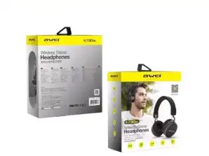 AWEI Bluetooth auriculares sobre la oreja A790BL negro