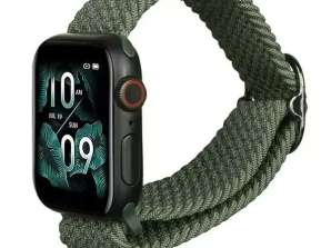 Curea smartwatch Beline Textile pentru Apple Watch 42/44/45/49mm verde