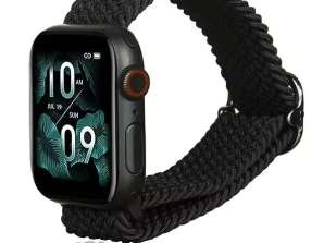 Remienok na inteligentné hodinky Beline Textile pre Apple Watch 42/44/45/49mm čierny