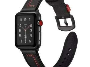 Smartwatch Strap Universal Strap Casual op til 22mm sort/sort