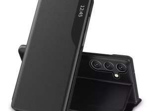 Samsung Galaxy A54 5G Siyah için Akıllı Görünümlü Telefon Kılıfı