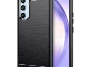 TPU телефон Casecarbon за Samsung Galaxy A54 5G черен