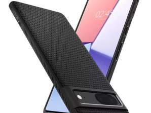 Spigen Жидкий воздушный чехол для телефона Google Pixel 7 Матовый черный
