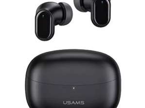 Bluetooth 5.1 слушалки USAMS TWS BH серия безжични черни/черни