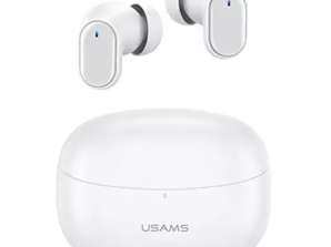 Auscultadores Bluetooth 5.1 USAMS TWS BH series wireless branco/branco