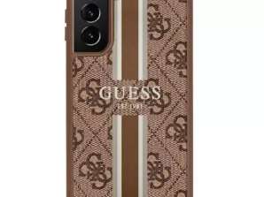 Guess Case GUHCS23MP4RPSW for Samsung Galaxy S23+ Plus S916 brown/bro