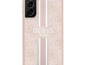 Case Guess GUHCS23MP4RPSP voor Samsung Galaxy S23 + Plus S916 roze / roze