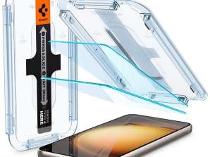 2x karastatud klaas Spigenile Glas.Tr EZ FIT telefoni ekraan Samsungile