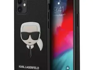 Karl Lagerfeld KLHCP12MSAKHBK Housse de protection pour téléphone pour Apple iPhone
