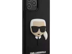 Karl Lagerfeld tok KLHCP12MKH3DBK iPhone 12 /12 Pro készülékhez 6,1 keménydoboz 3