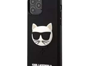 Karl Lagerfeld -kotelo KLHCP12MCH3DBK iPhone 12 / 12 Pro 6,1 tuuman kovakotelolle