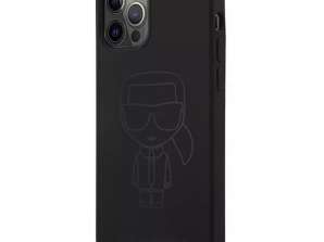 Housse Karl Lagerfeld KLHCP12LSILTTBK pour iPhone 12 Pro Max 6,7 » Silicone