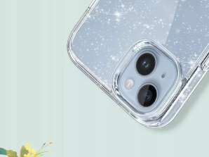 Custodia ibrida Flexair per Samsung Galaxy A14 5G Glitter
