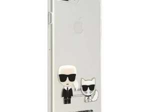 Karl Lagerfeld Case KLHCI8LCKTR für iPhone 7/8 Plus Hardcase Transparen