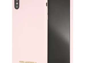 Hülle Karl Lagerfeld KLHCI65SLLPG für iPhone Xs Max Hardcase Silikon