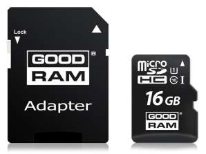 Carte mémoire GoodRam micro SD SDHC classe 10 16GB