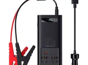 Baseus 500W, 220V, CN/EU car inverter (black)