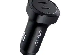 Acefast car charger 72W 2x USB Type C, PPS, Power Delivery, Q