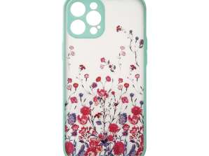 Design Hülle für iPhone 13 Pro Floral Cover blau