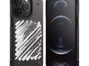 Ringke Onyx Dizaino patvarus dėklas iPhone 13 Pro Max juodas