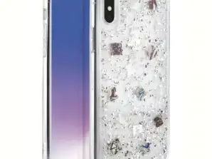 UNIQ tok Lumence Clear iPhone Xs Max ezüst / Perivvinkle ezüst