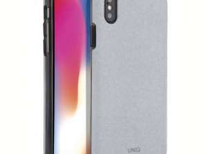 Carcasa UNIQ Lithos iPhone Xs Max gri deschis / gri deschis