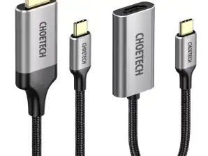 Choetech Adapterkit HUB USB Typ C auf HDMI 2.0 (3840 x 2160 @ 6