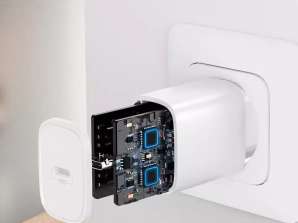 Joyroom USB Fast Wall Charger Type C PD 20W EU plug white (L