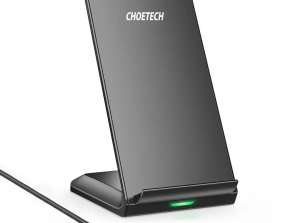 Choetech Qi Wireless Charger 10W Phone Stand + USB Cable