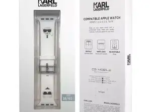 Apple Watch için Karl Lagerfeld akıllı saat kayışı KLAWMSLCKW 38/40/41