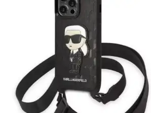 Karl Lagerfeld Housse KLHCP14XSTKMK pour iPhone 14 Pro Max 6,7 » étui rigide M