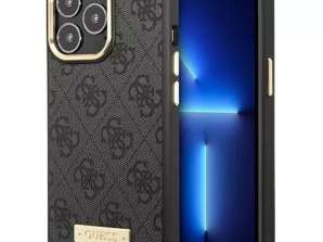 Case Guess GUHMP14XU4GPRK iPhone 14 Pro Max 6,7 « noir / noir dur cas