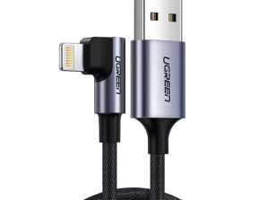 Câble UGREEN USB - Lightning MFI 1m 2.4A Noir (60521