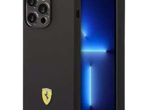 Étui Ferrari FEHCP14XSIBBK pour iPhone 14 Pro Max 6,7 » étui rigide Silicone