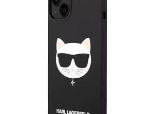 Housse Karl Lagerfeld KLHMP14SSLCHBK pour iPhone 14 6,1 » étui rigide Silicone