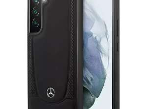 Mercedes MEHCS22MARMBK Hülle für Galaxy S22+ S906 Leder Urban Line