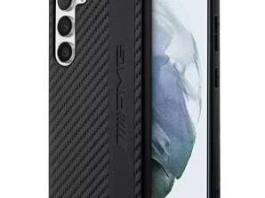 AMG cover til Samsung Galaxy S23 HardCase Carbon Stripe&Præget sort