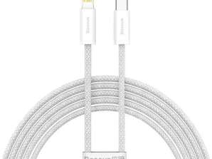 Kabel USB-C na Lightning Baseus Dynamic Series, 20 W, 2 m (bílý)