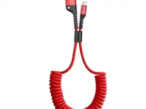 Lightning Baseus Spring 1m 2A (red)