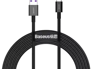 USB-auf-USB-C-Kabel Baseus Superior Series, 66W, 2m (Schwarz)