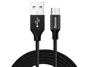 Baseus Yiven micro USB-kabel 150 cm 2A svart