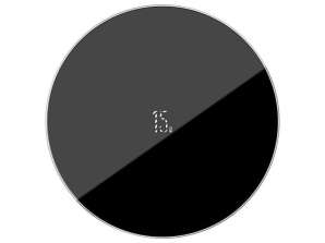 QI Baseus Jednoduchá bezdrátová nabíječka 15W černá
