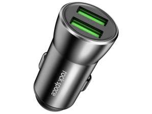 Car charger Rock Space H8 2x USB 2.4A Black