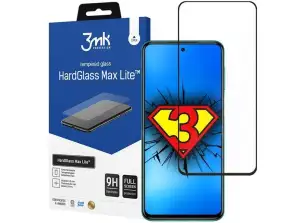 Stiklas 3mk HardGlass Max Lite, skirtas Xiaomi Redmi Note 9S/ Pro / Max Black