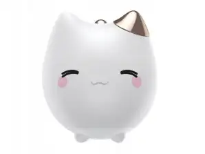 Baseus Cat en silicone LED Bébé Veilleuse Blanc