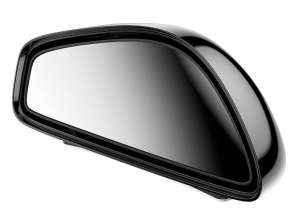 Πρόσθετος πλευρικός καθρέπτης αυτοκινήτου x2 Baseus Large View Μαύρο