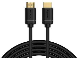 Câble Baseus HDMI 2.0, 4K 60Hz, 3D, HDR, 18Gbps, 3m (noir)