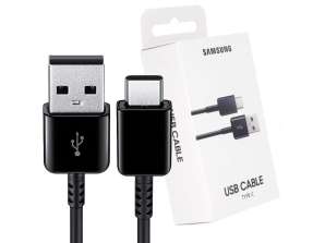 Original Samsung EP-DG930IBEGWW USB la USB Type-C cablu negru