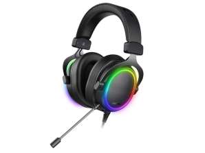 Dareu EH925s PRO, ENC, RGB, 7.1 Gaming Headphones (Negru)