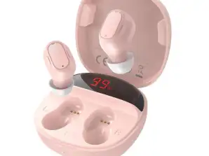 TWS Baseus Encok WM01 Plus headphones (pink)